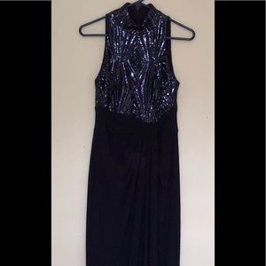 Ralph Lauren Evening Gown in Navy - Size 2P